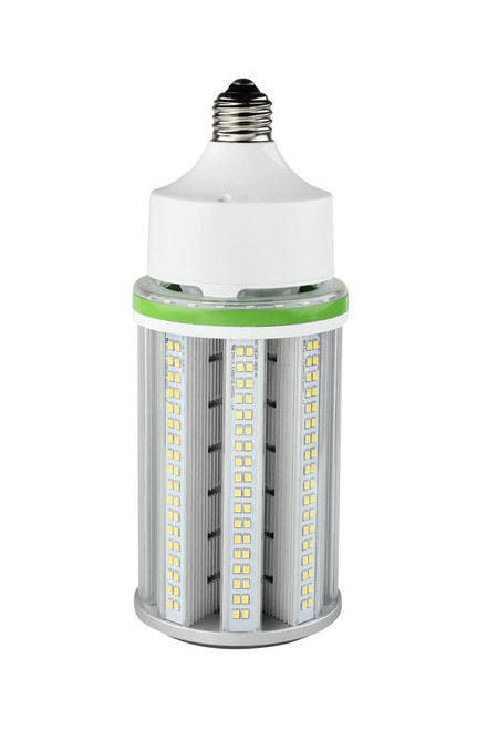 Westgate Manufacturing 45W LED CORN LIGHT, E39 3000K, energy-efficient LED light bulb with a compact design and metal screw base.