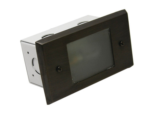 STEP LIGHT, 12V/20W, STEEL BOX