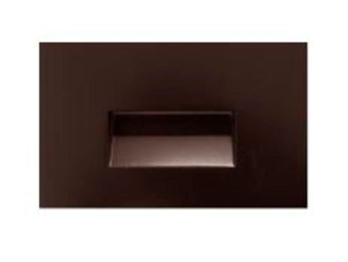 Westgate Manufacturing Trim for Step Egn, Recessed, O, product image showing a brown finished recessed step trim piece.