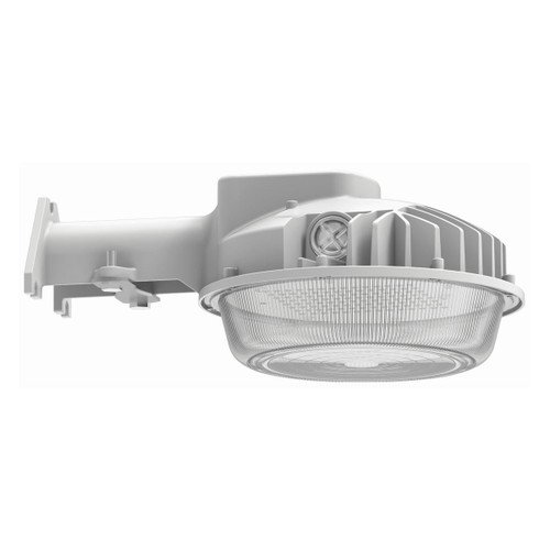 Eiko Dusk to Dawn 30/20/10W 80CRI 5000K 120-277V 0-10V Dimming Button Photocell, outdoor LED lighting fixture with integrated photocell and dimming controls for energy-efficient dusk-to-dawn lighting.