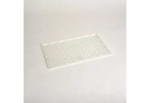 Halco SEKtor Area Distribution Type V (5) Lens, clear rectangular lens with multiple small circular lenses for LED light distribution.