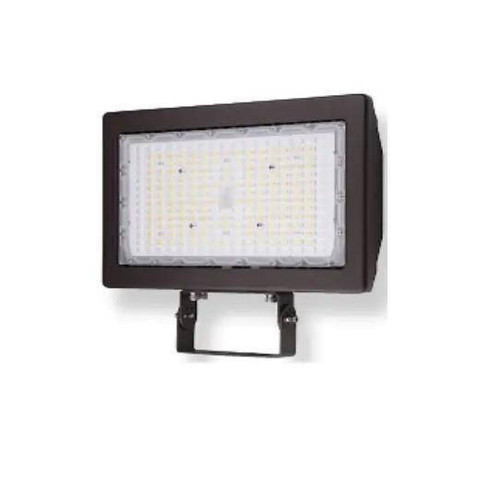 Halco SekTor Flood 150W CCT Selectable HV 347-480VAC Slipfit Knuckle Mount, outdoor LED flood light with black housing and adjustable knuckle mount for versatile installation.