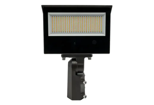 Halco Topaz Flood Power 60-80-100W & 3-4-5K CCT Select to 15000lm Bronze Slipfitter and Yoke Mount Included Dimmable 120-277V