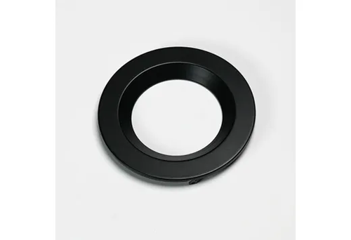 Halco Recessed Smooth Replacement Trim 4in Black for Slim Downlights (CSDL, DFDLS)