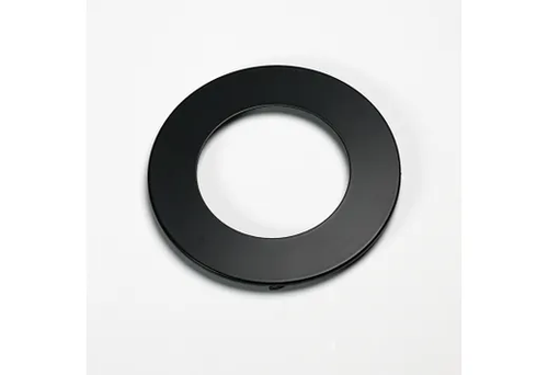 Halco Flat Smooth Replacement Trim 4in Black for Slim Downlights (CSDL, FSDLS)