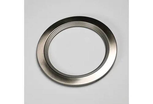 Halco Recessed Baffle Replacement Trim 8in Satin Nickel for Slim Downlights (CSDL, DFDLS)