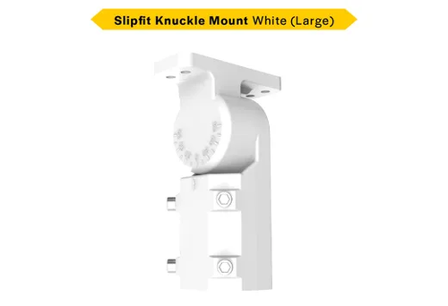 Halco SekTor Slipfit Knuckle Mount, White (for 100W-300W Product)