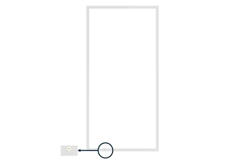Halco LED 2x4 Flat Panel Controls Ready 3.5mm Receptacle Lumen & Color Selectable (3750-5625Lum 3500K 4000K 5000K) UNV 120-277V 0-10V Dimmable