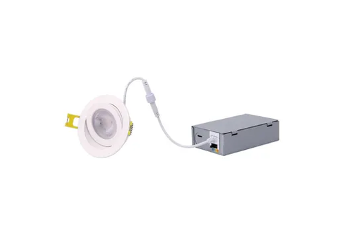 ProLED Select Direct Fit Gimbal Downlight 4in 10W 2700-5000K Color Selectable 90Deg Tilt Dimmable T20 JA-8 - 82116