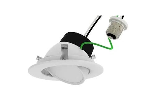 ProLED Select Gimbal Downlight 4in 8W 2700K-5000K Color Selectable Dimmable 25Deg Title 20 JA-8 - 83986
