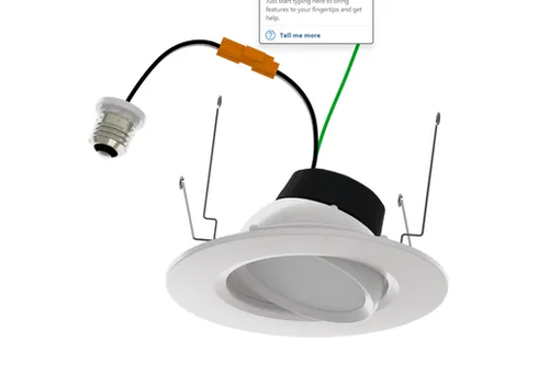 ProLED Select Gimbal Downlight 6in 10W 2700K-5000K Color Selectable Dimmable 25Deg Title 20 JA-8 - 83987