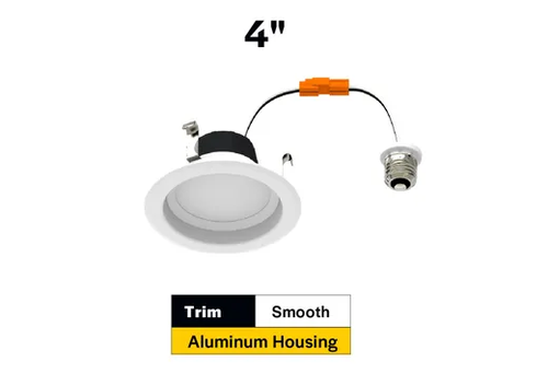 ProLED Select Retrofit Downlight 4in 8W Color Selectable 700 lumen Dimmable Smooth Trim -87986