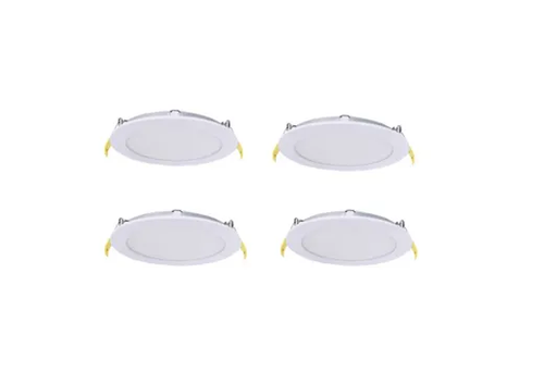 LED Select Slim Downlight 6in 11W 4-Pack 2700K-5000K Color Selectable 927-978lm Dimmable JA-8 Smooth Trim - 89141