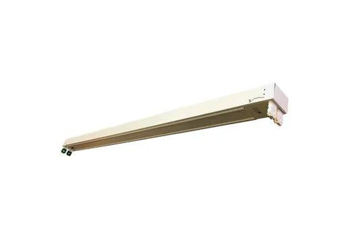 Halco ProLED Lamp Ready Strip Fixture 2ft 2 Lamp T8 Double End Bypass 120-277V, LED strip light with white fixture housing and dual end connections.