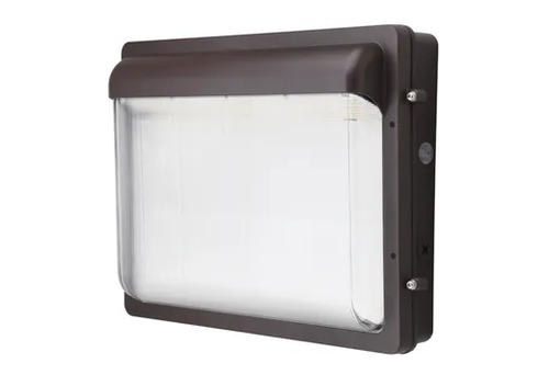 Low Profile Wall Pack Size 3 Lumen Selectable (13,000-19,000 lumens, 100W-120W-140W) Color Selectable 3000K-4000K-5000K Photocell-Enable/Disable 120-277VAC Bronze - 39863