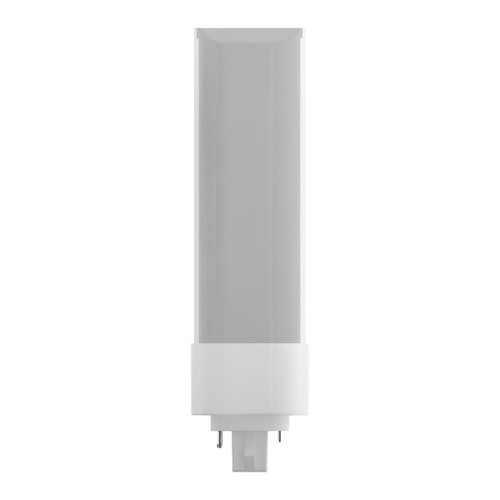 Eiko 15.5W 2000lm PLC Type B Plastic 80CRI 4000K 120-277V Horizontal Rotation 150 Degree G24d, product image showing a white, elongated LED lamp with a sleek design suitable for commercial lighting.