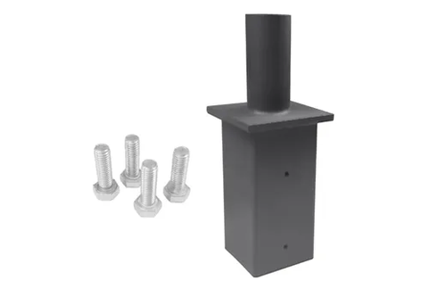 Replacement Square Tenon 5in Pole Top Mount with 2-3/8” (outside dimension) MAX EPA: 0.3 (For mounting one fixture or Bullhorn)- Included with Square Pole Kit - 741214