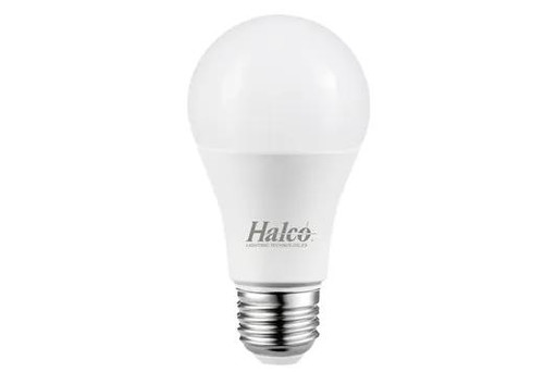 Halco 11A19-LED5-850-D 85106 11 Watt A19 E26 Base LED Light Bulb, image description showing a white LED light bulb with E26 screw base and dimmable feature in a standard A19 shape.