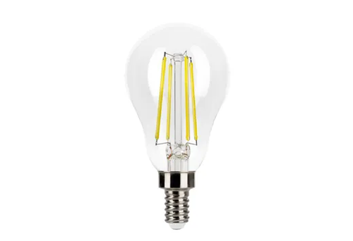 Halco LED Filament A15 Bulb Candelabra (E12) Base 5000K 5W 450 Lumens (40W Equiv) Clear Dimmable T20 Gen-4