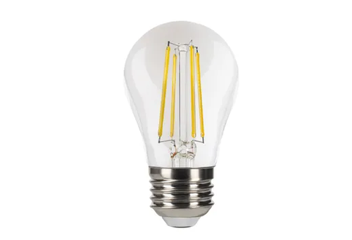 Halco LED Filament A15 Bulb Medium (E26) Base 3000K 5W 450 Lumens (40W Equiv) Clear Dimmable T20 Gen-4