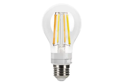 Halco LED Filament A19 Bulb Medium (E26) Base Color Selectable 2700K-5000K 8.8W 800 Lumens (60W Equiv) Clear Dimmable T20 Gen-4