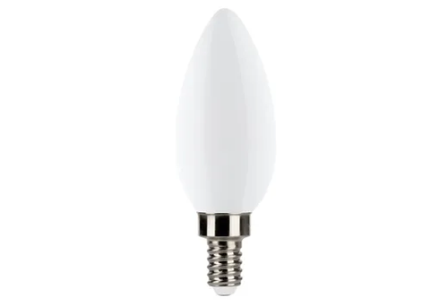 Halco LED Filament Bullet B11 Bulb Candelabra (E12) Base 2700K 5.5W 500 Lumens (60W Equiv) Frosted Dimmable T20/T24 Gen-4