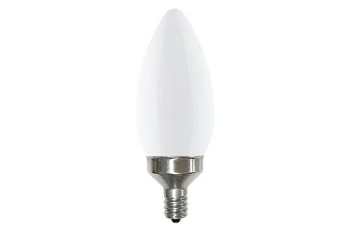 Halco LED Filament Bullet B11 Bulb Candelabra (E12) Base 2700K 8.8W 800 Lumens (75W Equiv) Frosted Dimmable T20 Gen-4