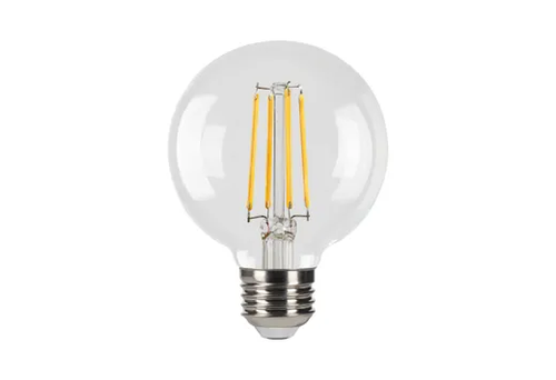 Halco LED Filament Globe G25 Bulb Medium (E26) Base 2700K 9W 810 Lumens (100W Equiv) Clear Dimmable T20/T24 Gen-4