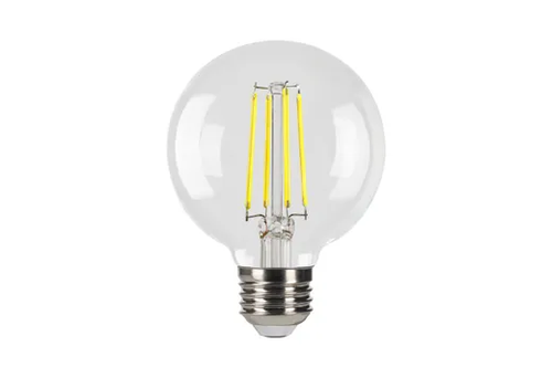 Halco LED Filament Globe G25 Bulb Medium (E26) Base 5000K 9W 810 Lumens (100W Equiv) Clear Dimmable T20/T24 Gen-4
