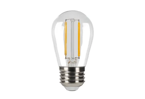 LED Filament Sign S14 Bulb Medium (E26) Base 2700K 2.2W 200 Lumens (25W Equiv) Clear Dimmable T20 Gen-4 - 82681