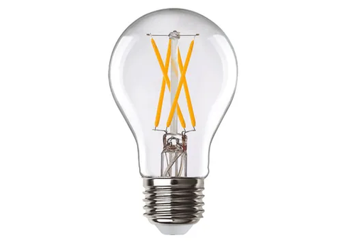 Filament LED Performance A-Shape (A19) Filament Bulb Clear Medium (E26) Base 9W 3000K Dimmable 90 CRI T20-T24-JA82019