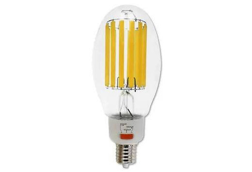Halco LED HID Filament ED37 Lamp 45W-65W, 5000K selectable lumens (8700/10700/12600), EX39/E39 base, energy-efficient lighting solution.