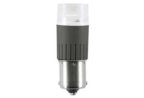 Halco LED JC Lamp 2.3W, LED light bulb with BA15S base, 3000K warm white color, 250 Lumens, non-dimmable, long-lasting 40,000 hours, 82 CRI, suitable for vehicle or appliance lighting.