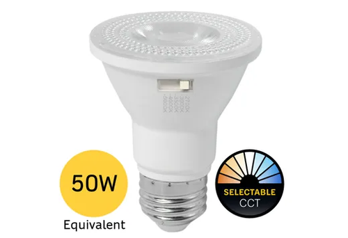 LED PAR20 Flood (40D) Color Selectable 2700K-5000K 7W 550 Lumens (50W Equiv) Dimmable T20 - 83217