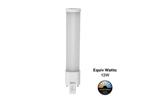LED Single Tube Horizontal Plug-In Lamp G23 2-Pin Base 3000K-3500K-4000K-5000K 3.5 Watt (7W Equivalent) Hybrid Type A (Magnetic Ballast) - Type B, Non-Dimmable - 82844