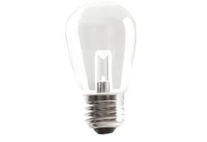 Halco S14CL1C/827/LED 80522 LED S14 1.4W Clear 2700K Dimmable E26 ProLED, clear LED bulb with E26 base and 1.4W power usage