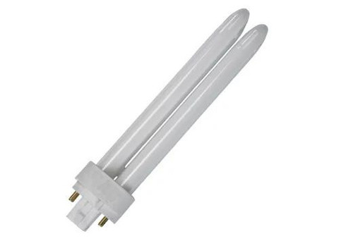 Halco PL13D/27/ECO 109146 13W Double 2700K GX23-2 PRO ECO, energy-efficient compact fluorescent light bulb with a double tube design and warm white 2700K color temperature.