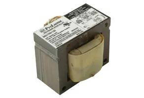 Halco Electromagnetic HID Ballasts 50W (Primary lamp LU50 Ansi S68) 120V Kit, industrial electromagnetic ballast with label details and wiring connections