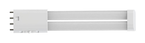 Eiko 8W 900lm PLL Type B Film Coated LED Tube Light, 80CRI, available in 30K, 35K, 40K, 50K, 65K color temperatures, suitable for 120-277V, 2G11 base.