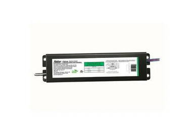 Halco EP275IS/MV/SL 52120 F96T12 2 Lamp ELEC MV IS, electrical ballast with product label and wiring connections.