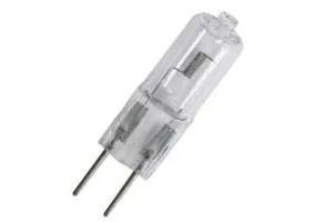 Halco JC Type Halogen T4 Bulb, clear 100W 12V T4 halogen bulb with GY6.35 base, 3100K color temperature, 2100 lumens, C-8 filament, 3000 average life span, 99 CRI, dimmable feature.