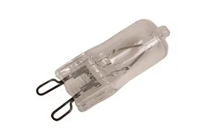 JCD Type Halogen T4 Bulb 25W 130V 2650K G9 Base 280 Lumens CC2V Filament 2000 Avg Life 99 CRI Dimmable