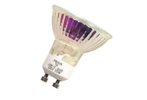 MR16 Halogen Flood with Lens 20W 120V 2800K GU10 Base 110 Lumens 2000 Avg Life 99 CRI Dimmable