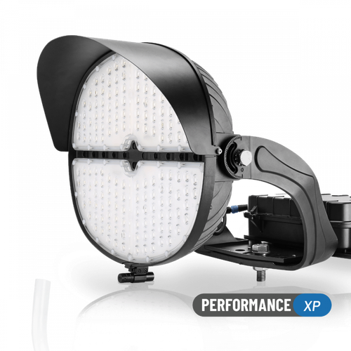 SLG FSP Sparta Sports Light Gen2, 160,000 Lm - 1200W, NEMA 2, 0-10V Dimming, Black Finish, 200-480V, 5700K CCT, with Dual Driver Installation Options
