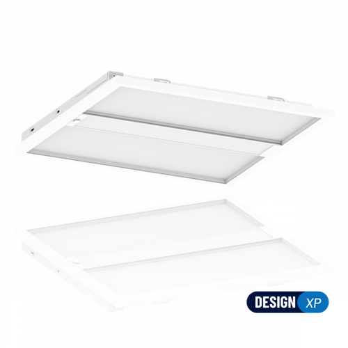 SLG Luxe Selectable Backlit Panel 2X2, 2750 Lm - 25W / 3300Lm - 30W / 3850 Lm - 35W, Gen2, 120-277V, 0-10V Dimming, 3500K / 4000K / 5000K CCT Selectable, White Finish ,with 2.5mm AUX Sensor Receptacle - TPL 22 LS38 G2 FSK