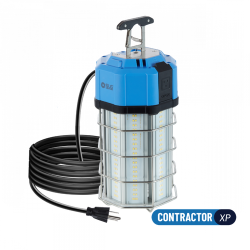 SLG TEMP Portable Work Light, 6ft Cable with Plug, 1 bulb, 100W, 13000 Lumen, 5000K