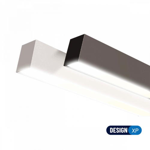 SLG SAL Liner Fixture, Medium 2.75" x 3.15" / 2FT, 2800Lm Max Lumen Selectable, 5 Level Distribution Selectable, Flat Lens, G1, Field Selectable CCT 3000K/3500K/4000K, White
