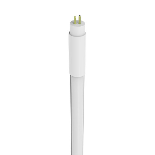 Eiko Glass Ballast Bypass T5 3FT 12W-1740LM 5000K 80+CRI 120-277VAC, cylindrical fluorescent light bypass with white glass and dual gold pins.