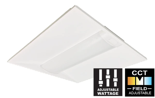 Aleo Lighting LT-CD-24-UXL-35/8CT G6 (SR/RC) – Slim Volumetric Troffer, 2' x 4', 25W / 30W / 35W, 3500K / 4000K / 5000K