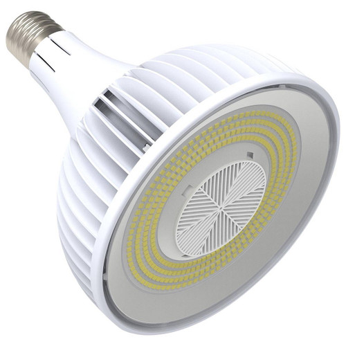 Eiko LED HID High Bay Replacement 152W, 25,000 Lumens, 4000K, 80+ CRI, E39 base, 120-277V, energy-efficient industrial lighting fixture.